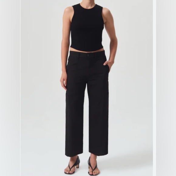 Agolde Daria Wide-Leg Utility Pants Size 26 - Picture 1 of 7